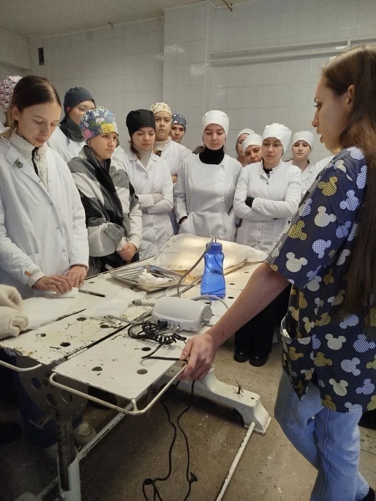 Студенты на практическом занятии